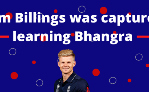 Sam Billings was captured learning Bhangra
