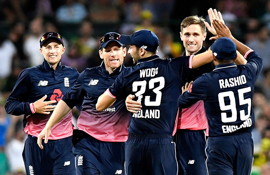 Team jersey of England cricket team.