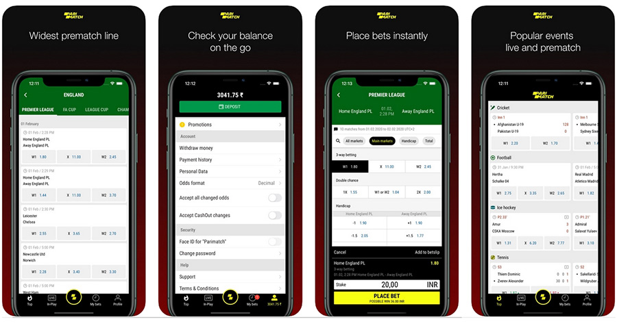 parimatch bet app tz download